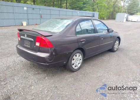 2001 Honda Civic Ex z USA, uszkodzony, nr VIN 2HGES26741H503321